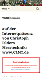 Mobile Screenshot of clmt.de