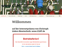 Tablet Screenshot of clmt.de